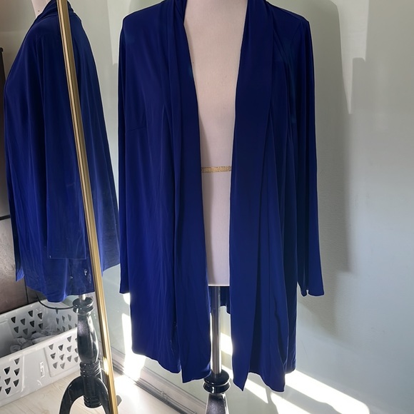 Calvin Klein Royal Blue Women's Blouse - Picture 2 of 6